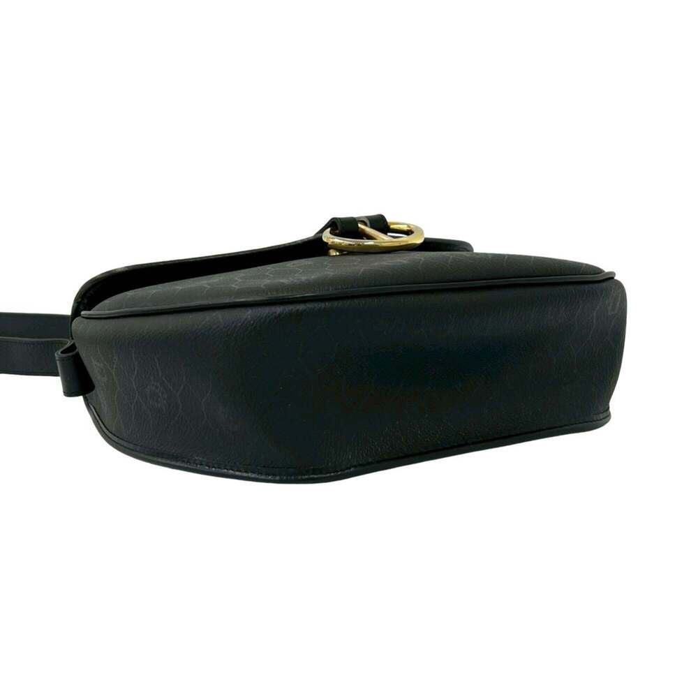 CHRISTIAN DIOR Vintage Black Leather Shoulder Bag - Picture 7 of 10